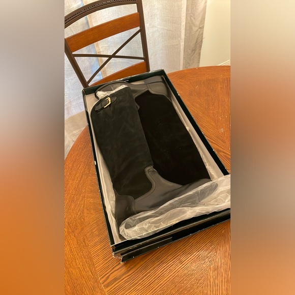 Ralph Lauren Suede and Leather riding boots - Picture 6 of 9